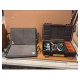 RIDGID Tool box w/tools, 2 kneeler boards