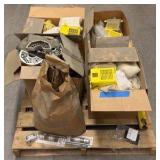 PALLET of machine safety guard parts and hardware
