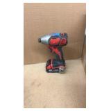 (2) MILWAUKEE Impact Driver drills, battery pack and charger