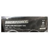 (2) WET dry vacs: MASTER FORCE, Stinger