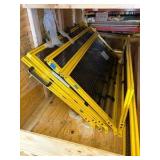 MODULAR guarding fence panels in wood crates