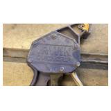 Jorgensen 3703 / 3701 Heavy Duty steel bar clamps and Irwin Clamp