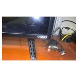 VIZIO Smart TV, Acer monitor, Dell mini computer, keyboard and mouse