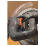 WARRIOR 7 1/4” miter saw; 4” dust hood