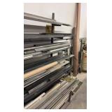 STEEL scrap and metal rolling cart