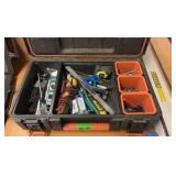 RIDGID Tool box w/tools, 2 kneeler boards