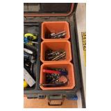 RIDGID Tool box w/tools, 2 kneeler boards