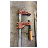 Jorgensen 3703 / 3701 Heavy Duty steel bar clamps and Irwin Clamp