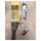 TOOLS, tool belt and shop apron