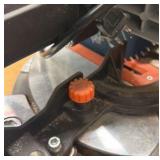 WARRIOR 7 1/4” miter saw; 4” dust hood