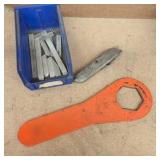 TOOLS, tool belt and shop apron