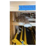 MODULAR guarding fence panels in wood crates