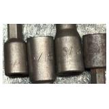 VARIETY: socket heads, drill bits, chisels & more