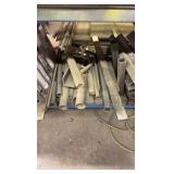 STEEL scrap and metal rolling cart