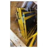 MODULAR guarding fence panels in wood crates