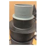 WARRIOR 7 1/4” miter saw; 4” dust hood