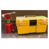 AIR hydraulic rivet gun w/ tool chest and rivets