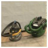 (2) WET dry vacs: MASTER FORCE, Stinger