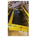 MODULAR guarding fence panels in wood crates