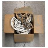 PALLET of machine safety guard parts and hardware