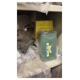 TENNSCO  2-door metal storage cabinet with contents