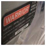 WARRIOR 7 1/4” miter saw; 4” dust hood