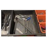 RIDGID Tool box w/tools, 2 kneeler boards