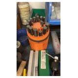 Reamer, bits, chuck, end mills, burrs