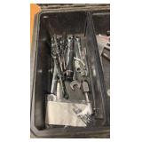 RIDGID Tool box w/tools, 2 kneeler boards