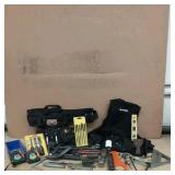 TOOLS, tool belt and shop apron