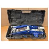 DURALAST 2 1/2 ton floor jack; tie-down straps