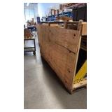 MODULAR guarding fence panels in wood crates