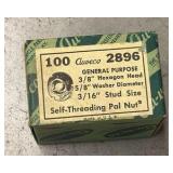 PALLET of machine safety guard parts and hardware