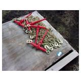 4- 5/16" Grade 80 Chains & 4- 5/16" Ratchet Binders (UNUSED)