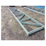 2- Tear Drop Style Pallet Racking Uprights