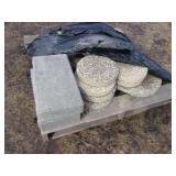 2- Pallets Landscape Pavers & Misc