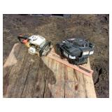 8.75HP Briggs & Stratton Engine & Echo Hedge Trimmer (Unknown Condition)