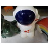 3 Ceramic Piggy Banks...