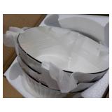 Set of 3 White 8" Diameter Bowls...