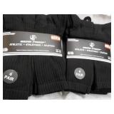 12 pair Black Wear Proof Athletic S...