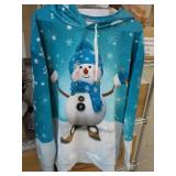 Snowman Hooded Sweatshirt size 3XL...