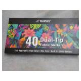 PAGATHER 40 Dual-tip Fabric Markers...