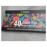 PAGATHER 40 Dual-tip Fabric Markers...