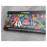 PAGATHER 40 Dual-tip Fabric Markers...