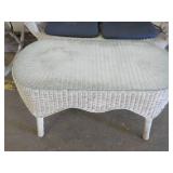 Wicker Loveseat and Coffee Table...