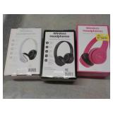 3 Wireless Headphones...