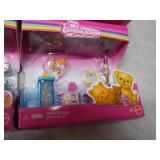 4 Mini Barbie Land Toys...