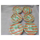 6 pkgs 6 7/8" Heavy Duty 40 ct Plat...