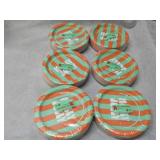 6 pkgs 6 7/8" Heavy Duty 40 ct Plat...