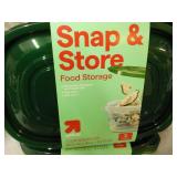 6 Snap and Store Food 66 oz Storage...